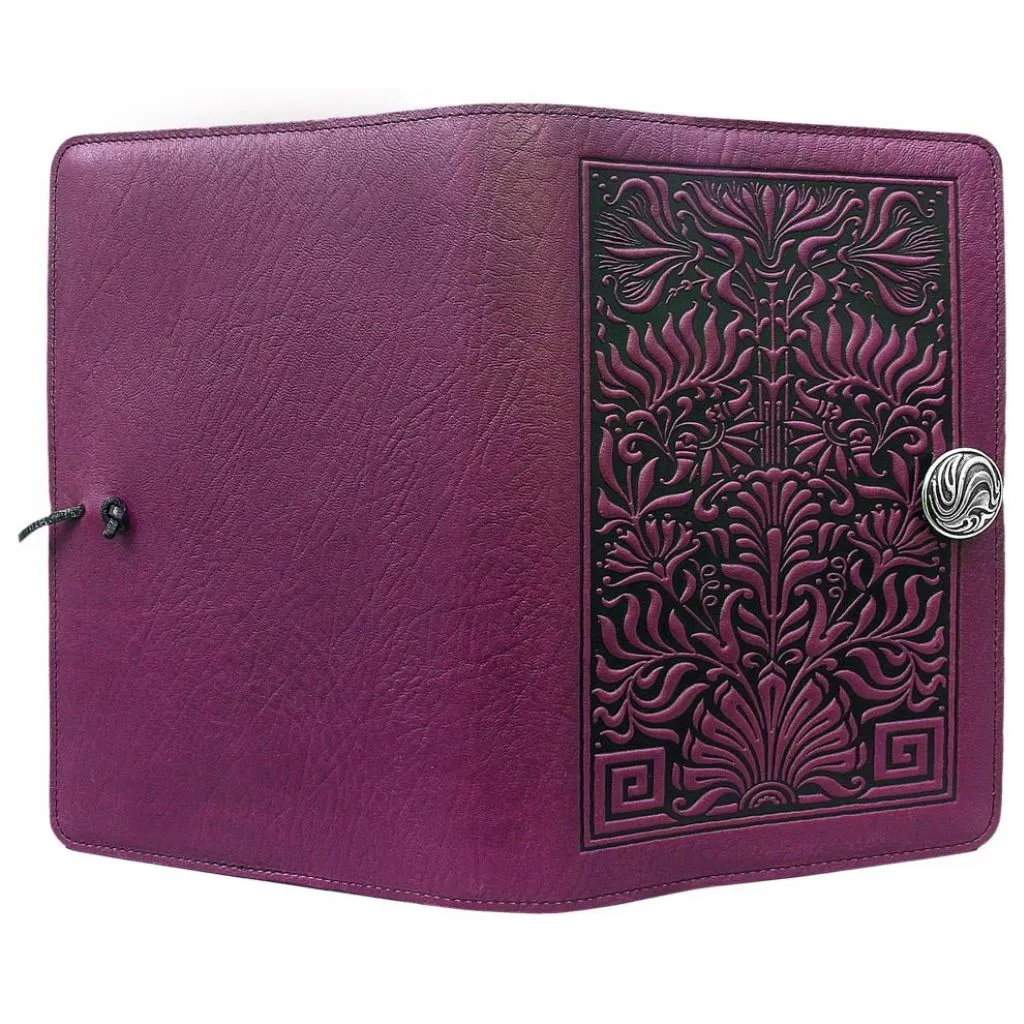 Leather Refillable Journal Notebook, Thistle