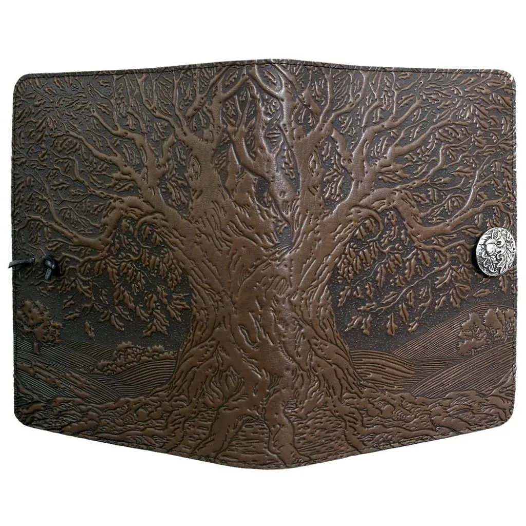 Leather Refillable Journal Notebook, Tree of Life