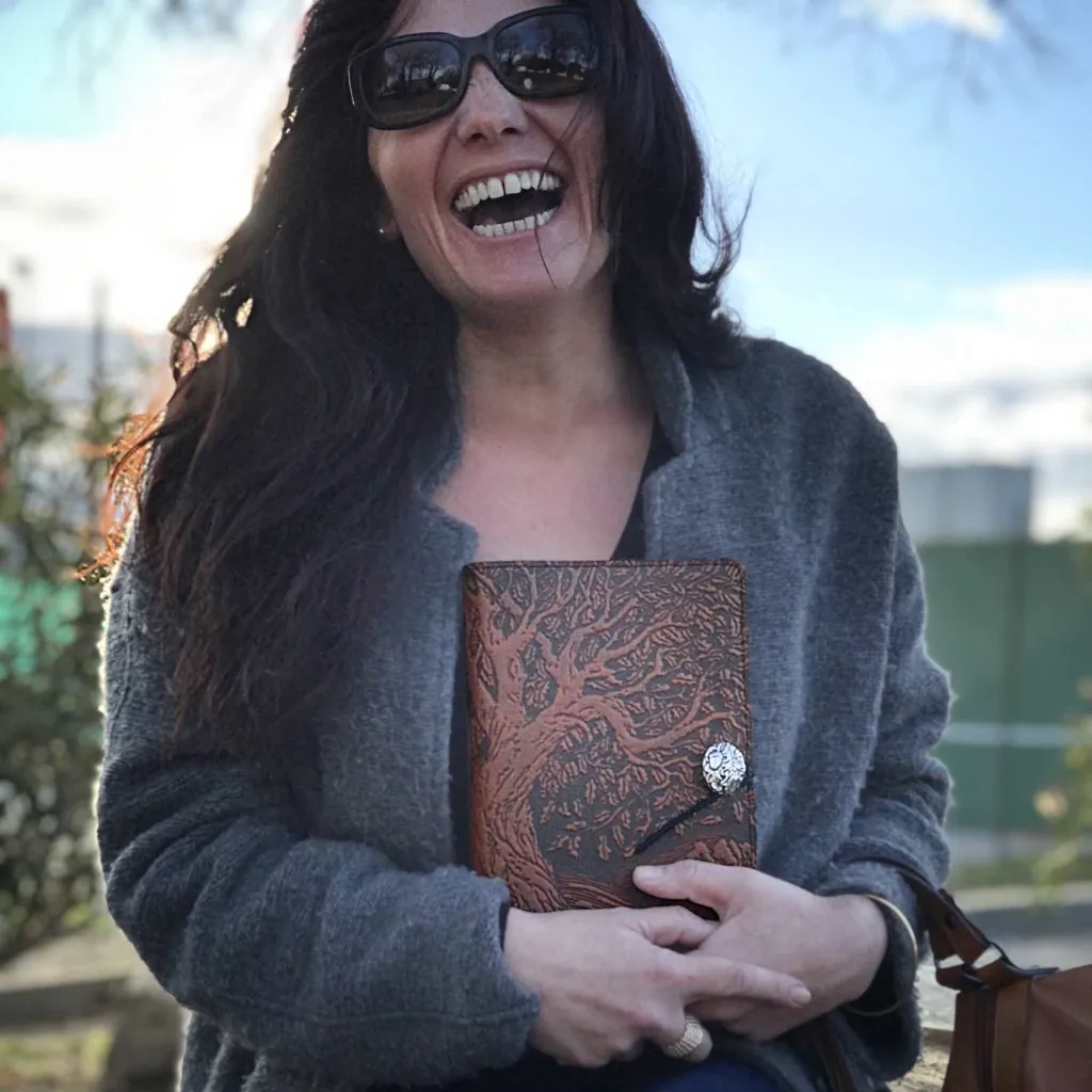 Leather Refillable Journal Notebook, Tree of Life