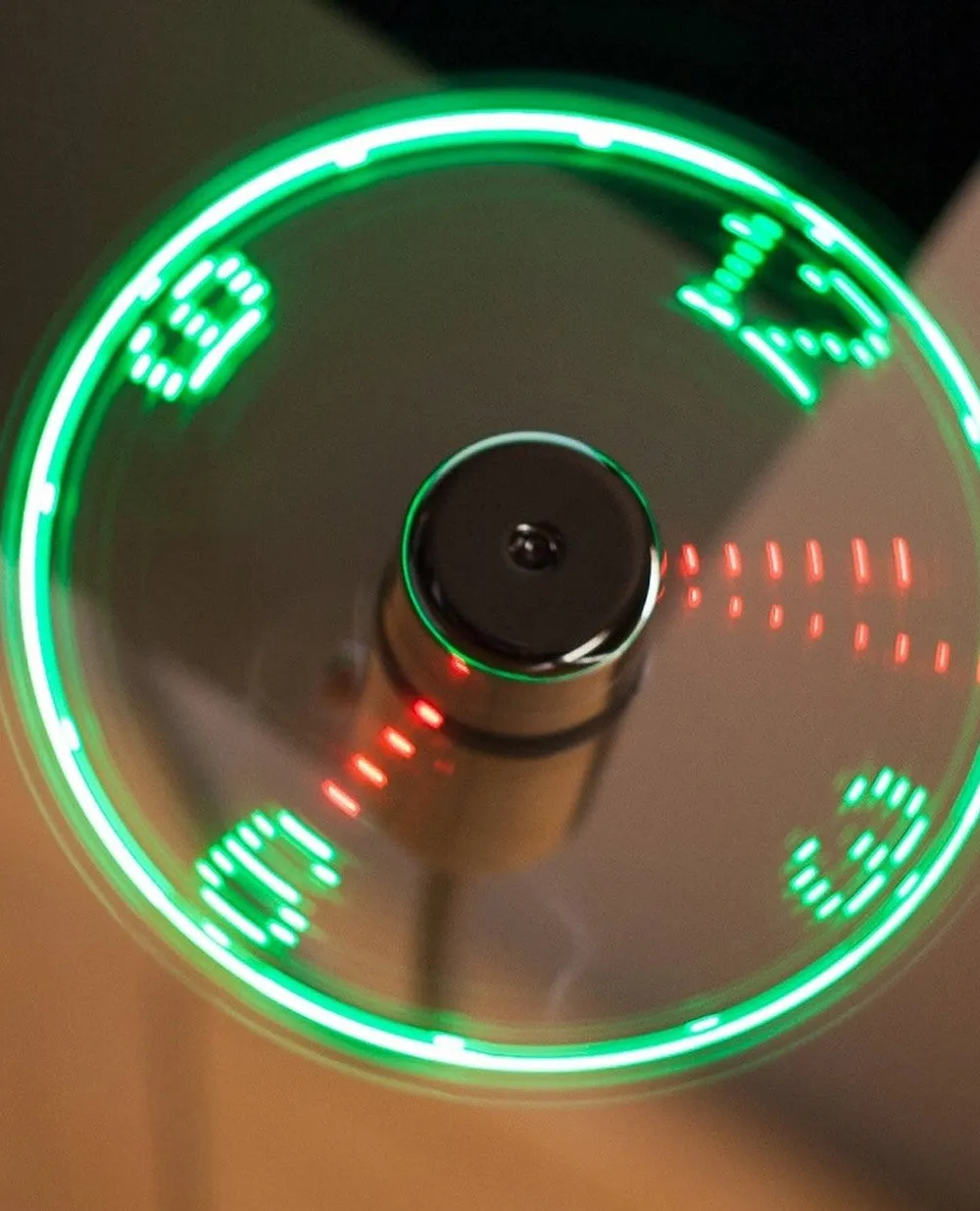 LED CLOCK FAN