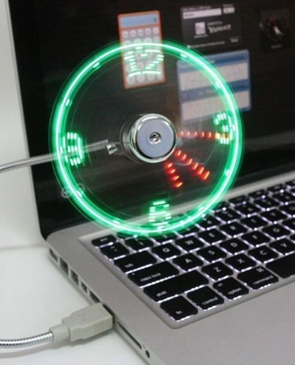 LED CLOCK FAN