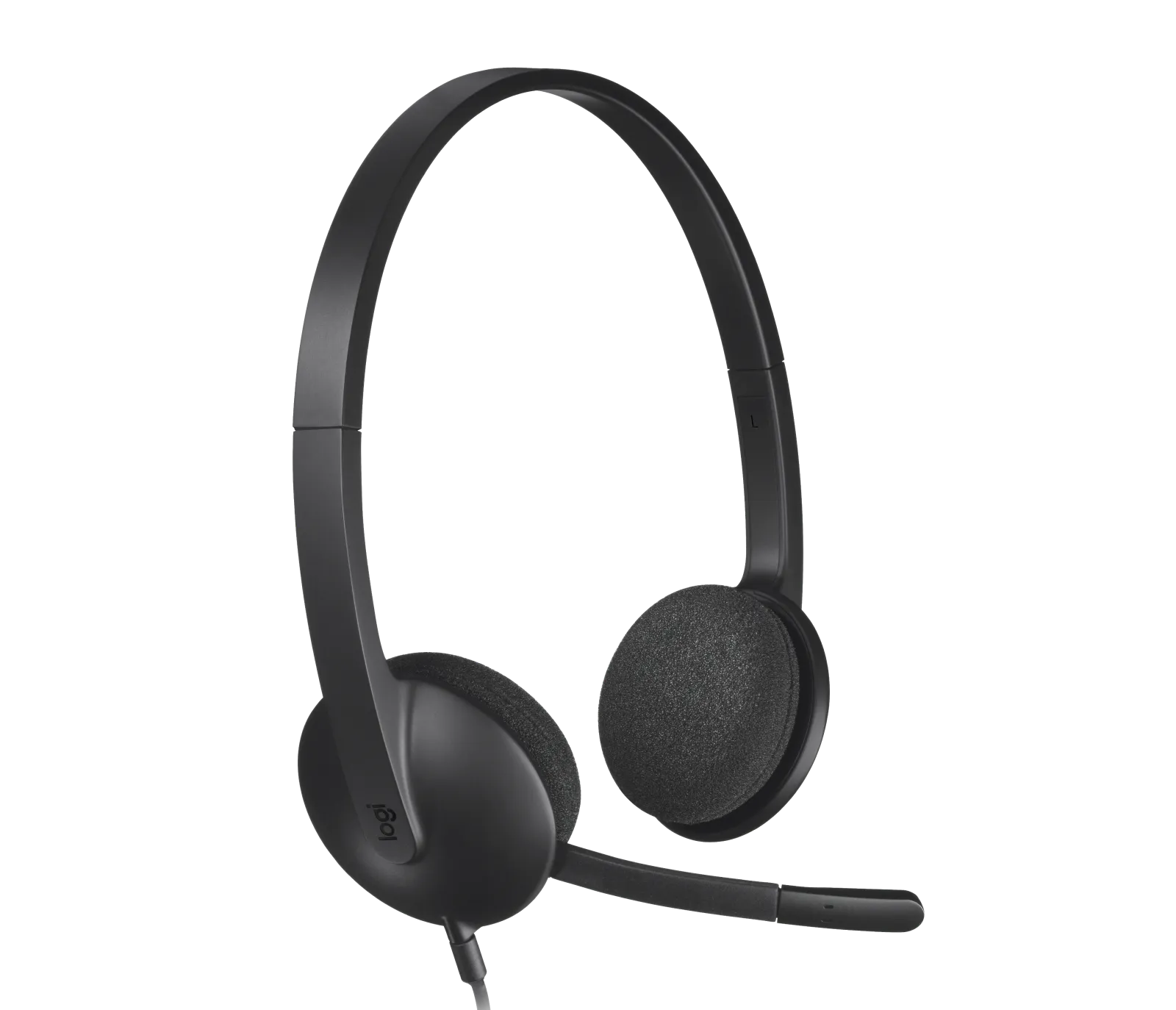 Logitech H340 USB Computer Headset with Noise Cancelling Microphone | Clear Digital Audio | Adjustable Headband