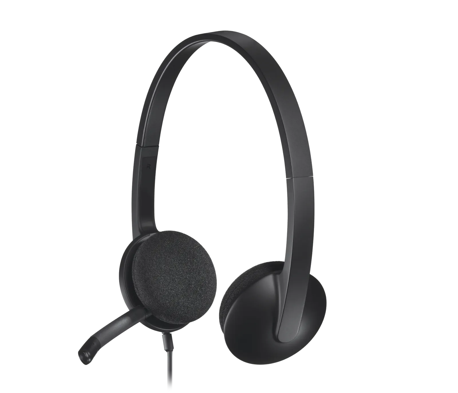 Logitech H340 USB Computer Headset with Noise Cancelling Microphone | Clear Digital Audio | Adjustable Headband