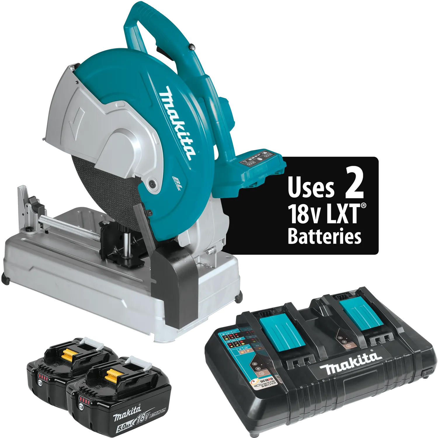 Makita XWL01PT 18V X2 (36V) LXT Lithium‑Ion Brushless Cordless 14" Cut‑Off Saw Kit