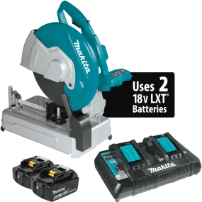 Makita XWL01PT 18V X2 (36V) LXT Lithium‑Ion Brushless Cordless 14" Cut‑Off Saw Kit