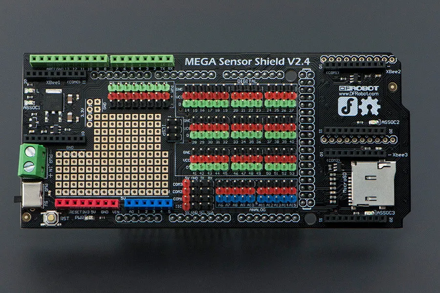 Mega Sensor Shield V2.4 (Compatible with Arduino Mega)