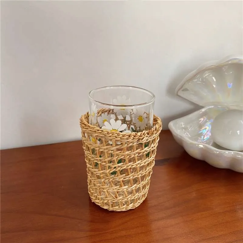 Modern Straw Portable Basket