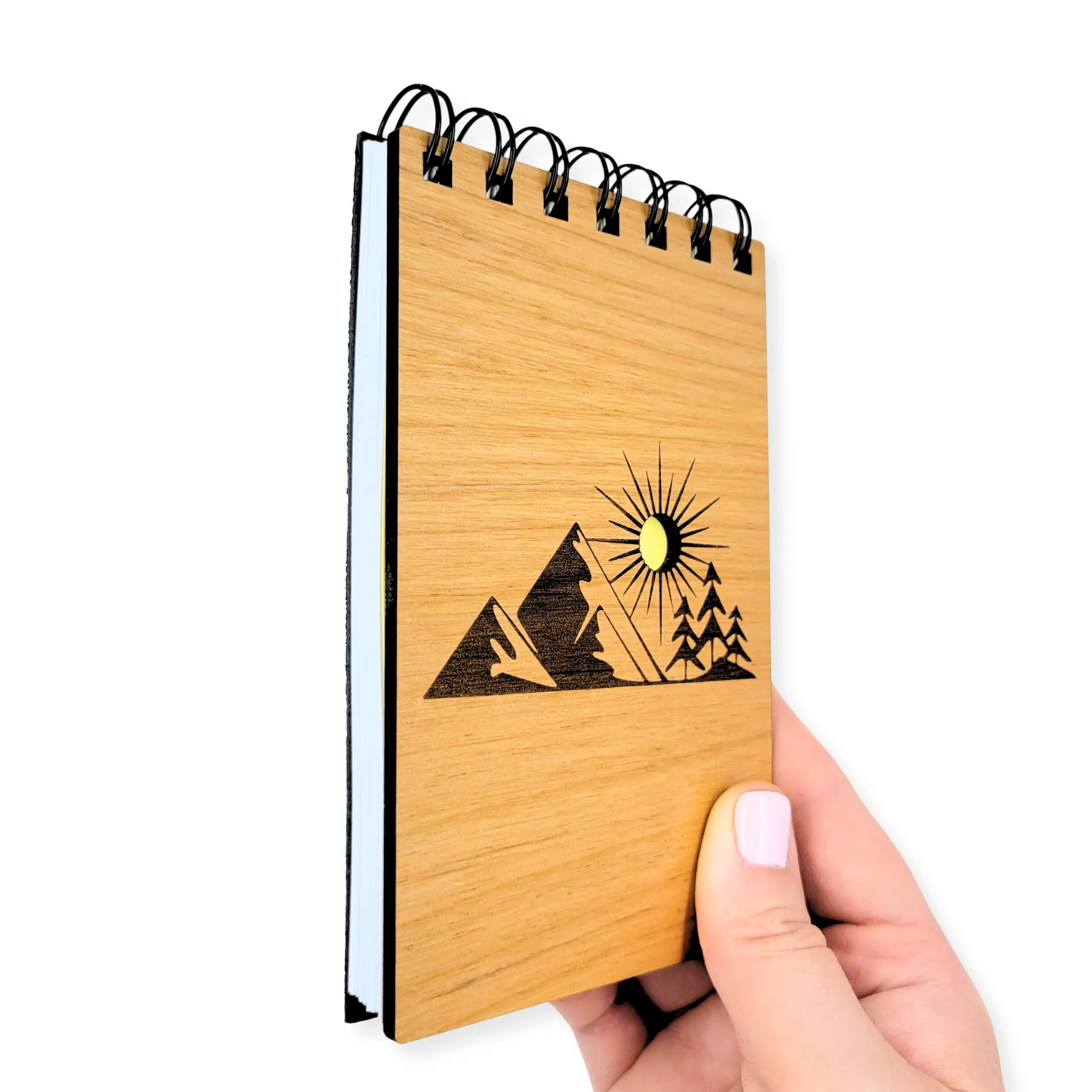 Mountains to Trees Pocket Notebook - stationery, notepad