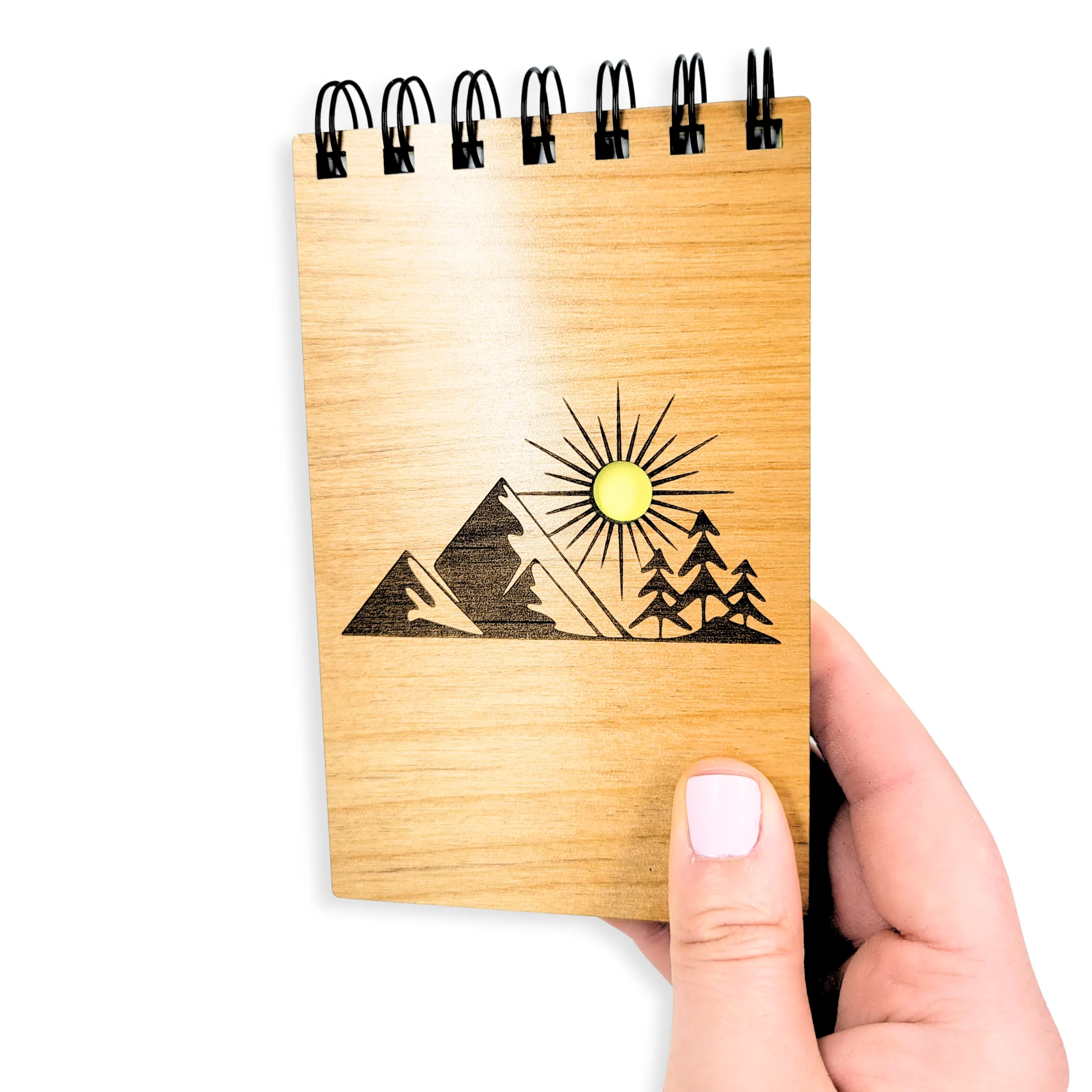 Mountains to Trees Pocket Notebook - stationery, notepad