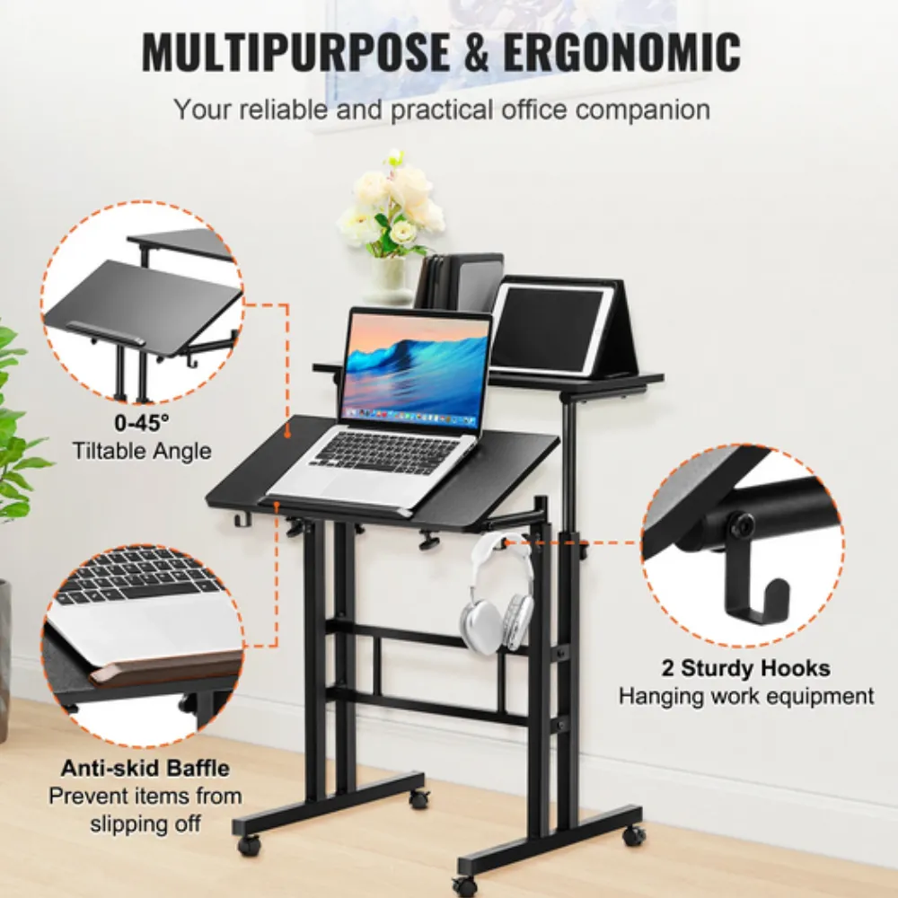 Multi-Functional Adjustable Standing Laptop