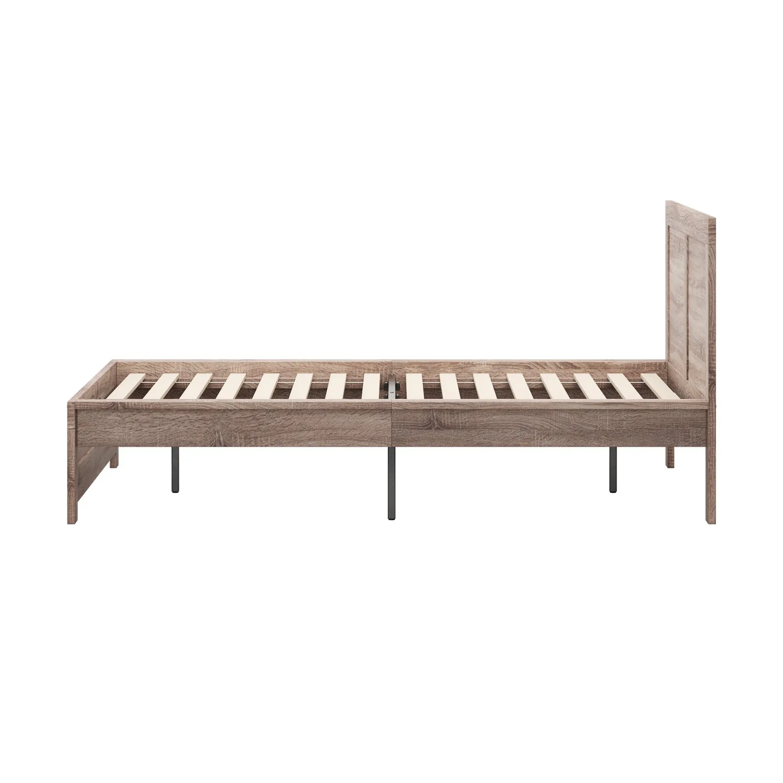 Oikiture Bed Frame Double Size Wooden Bed Platforms NEO