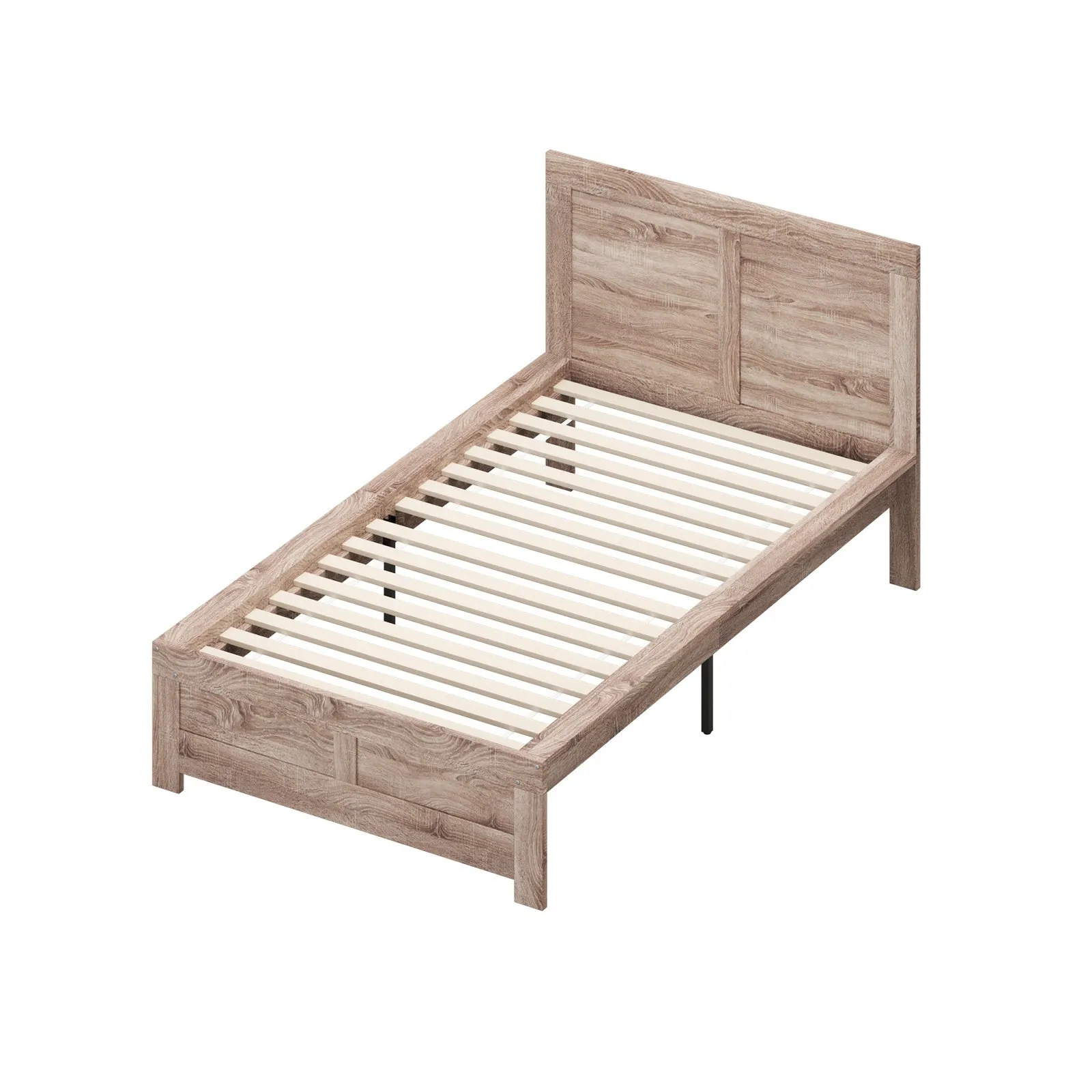 Oikiture Bed Frame King Single Size Wooden Bed Platforms NEO