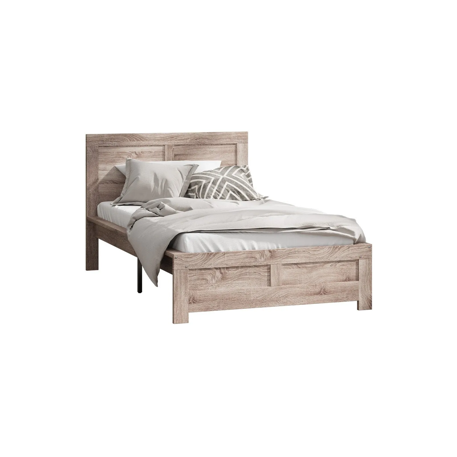 Oikiture Bed Frame King Single Size Wooden Bed Platforms NEO