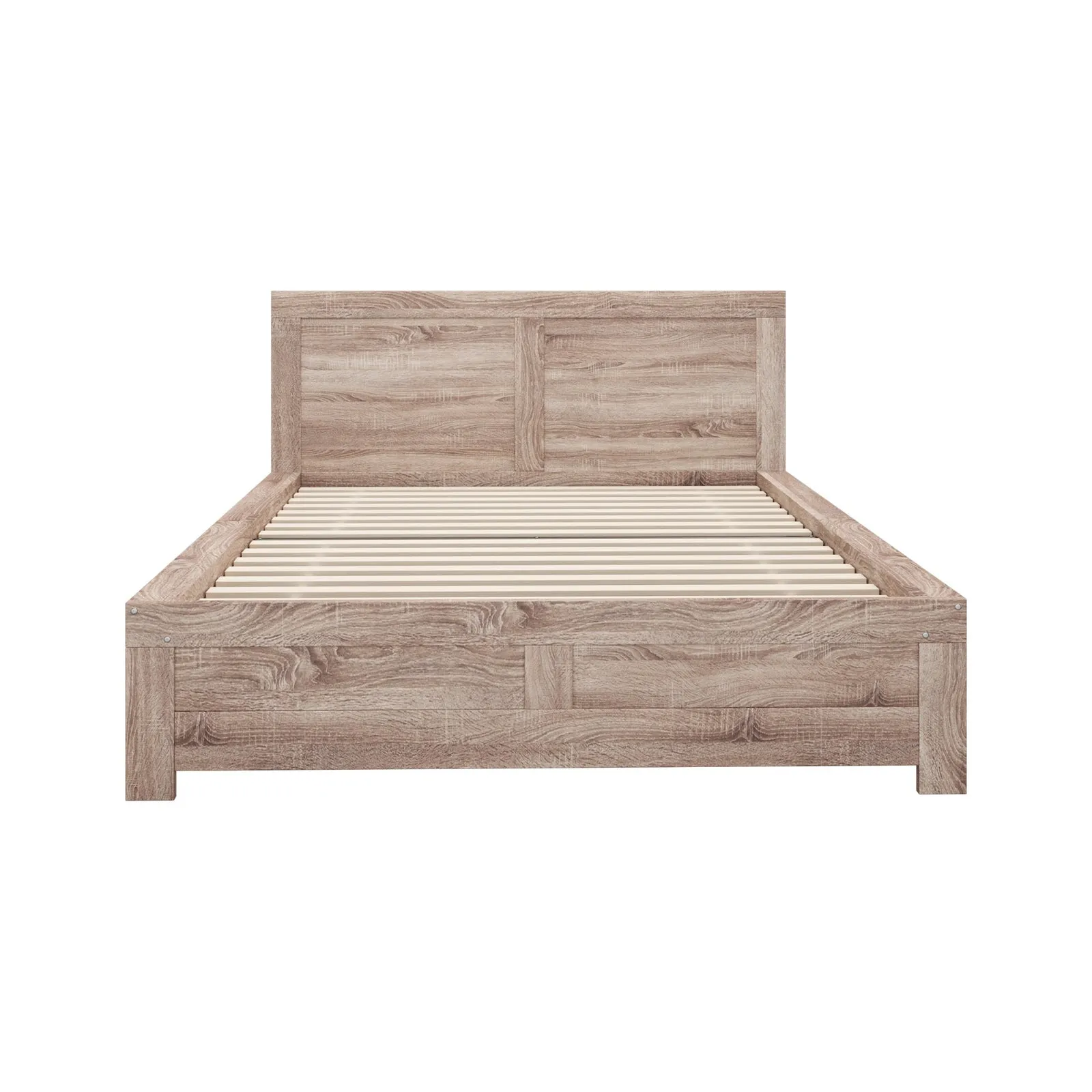 Oikiture Bed Frame Queen Size Wooden Bed Platforms NEO