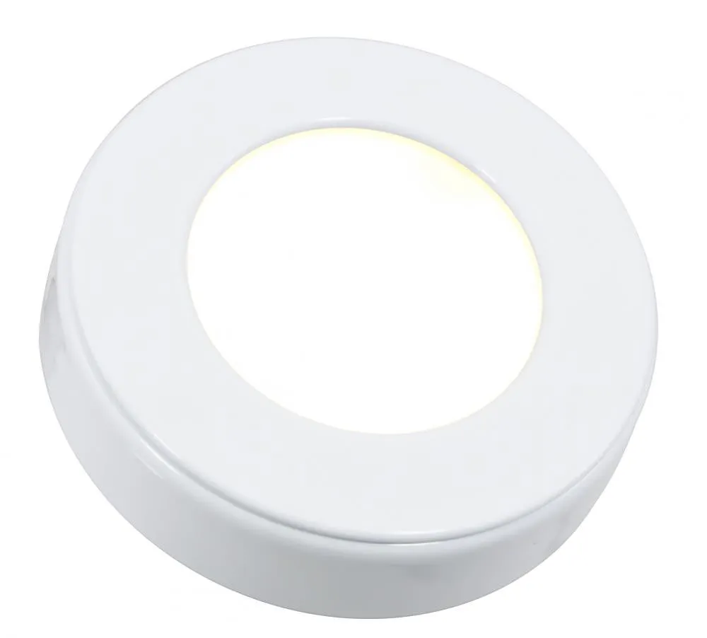 Omni Low Voltage Puck Lights (Single Puck) Available in Black, Nickel or White