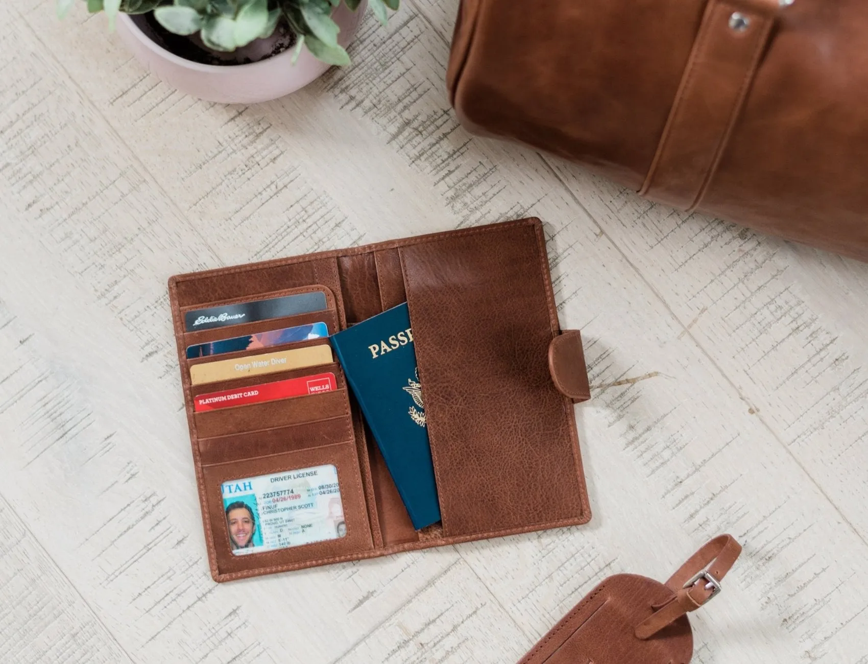 Passport Wallet   Tag