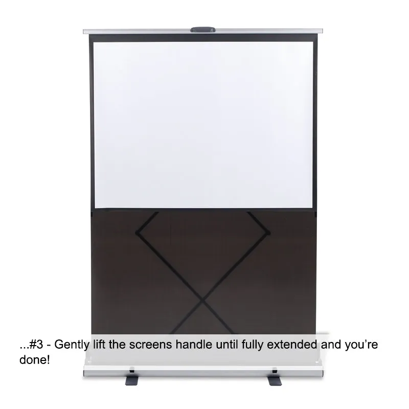 Portable Instant Projection Screen