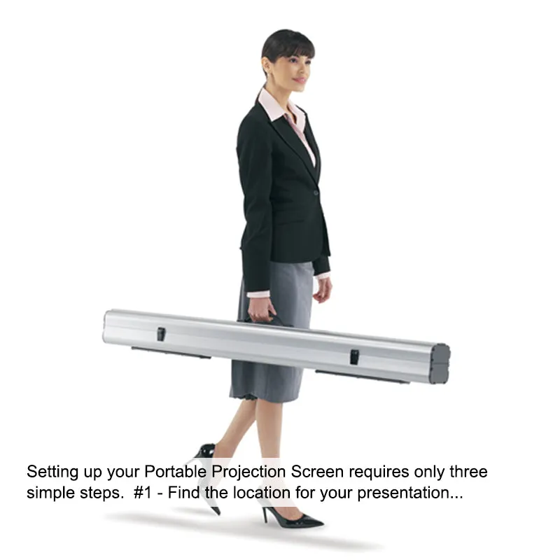 Portable Instant Projection Screen