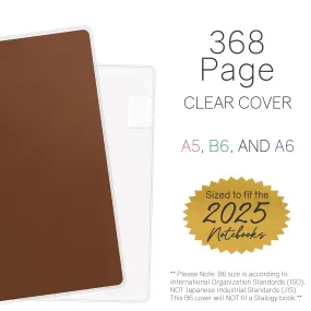 PRE-ORDER | Vinyl Clear Cover | Notebook | 368 (2025 books ONLY)