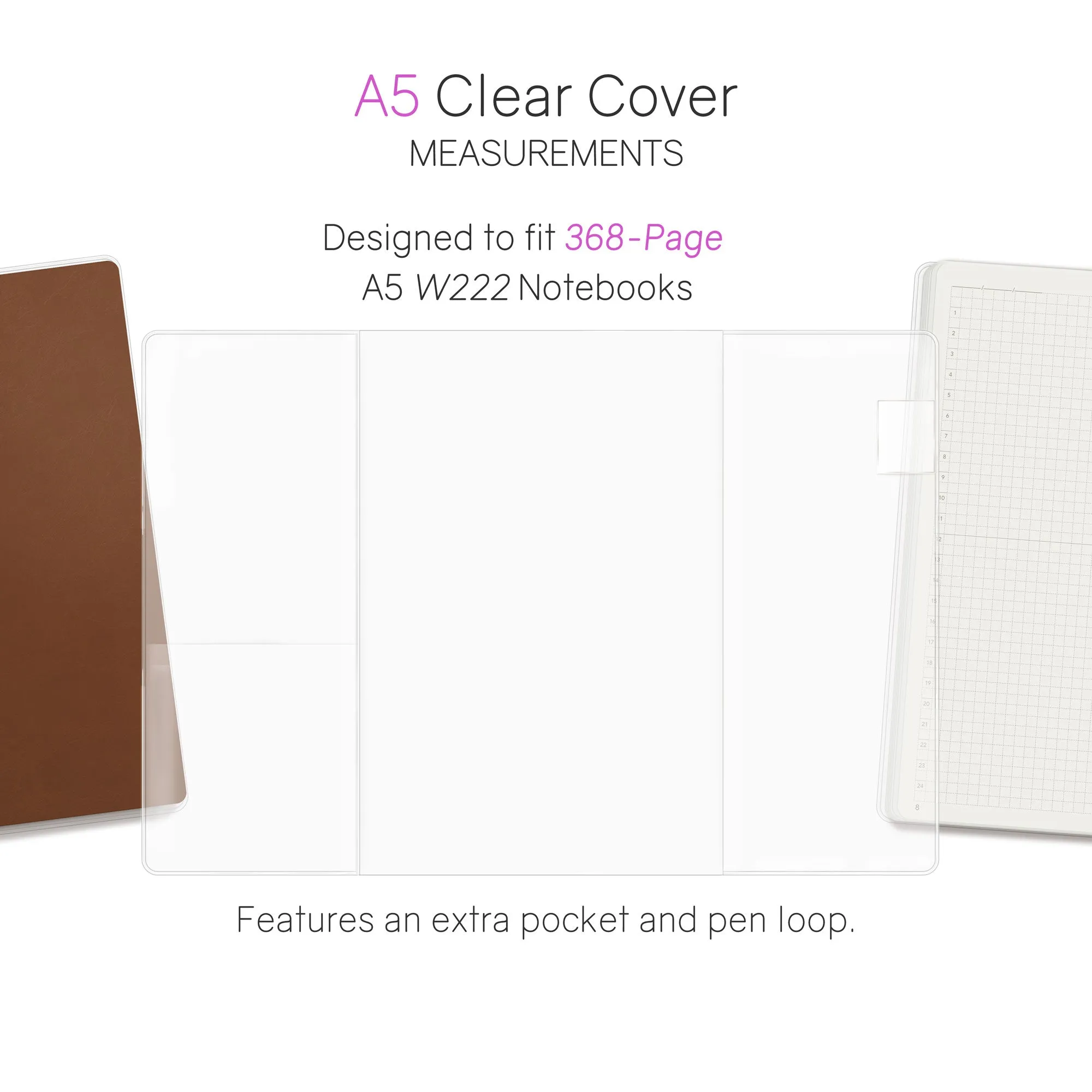 PRE-ORDER | Vinyl Clear Cover | Notebook | 368 (2025 books ONLY)