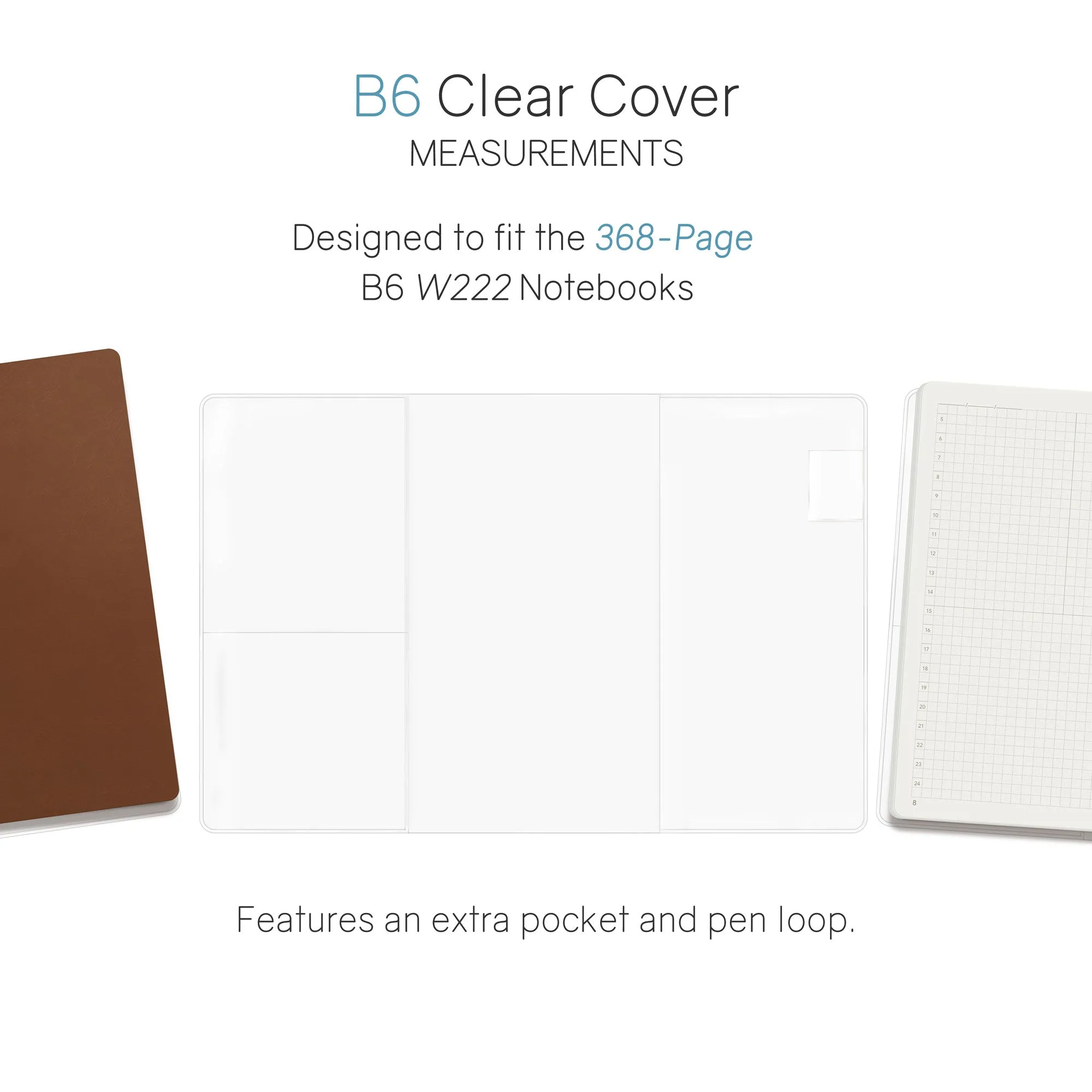 PRE-ORDER | Vinyl Clear Cover | Notebook | 368 (2025 books ONLY)