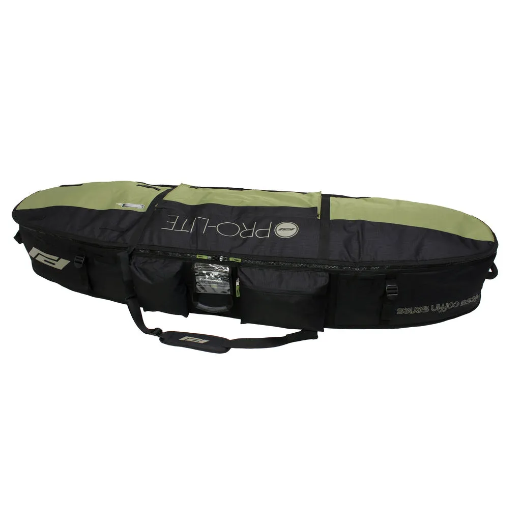 Pro-Lite Board Bag - Finless Coffin 6'6 to 7'6 (3-4 Boards) army green/black