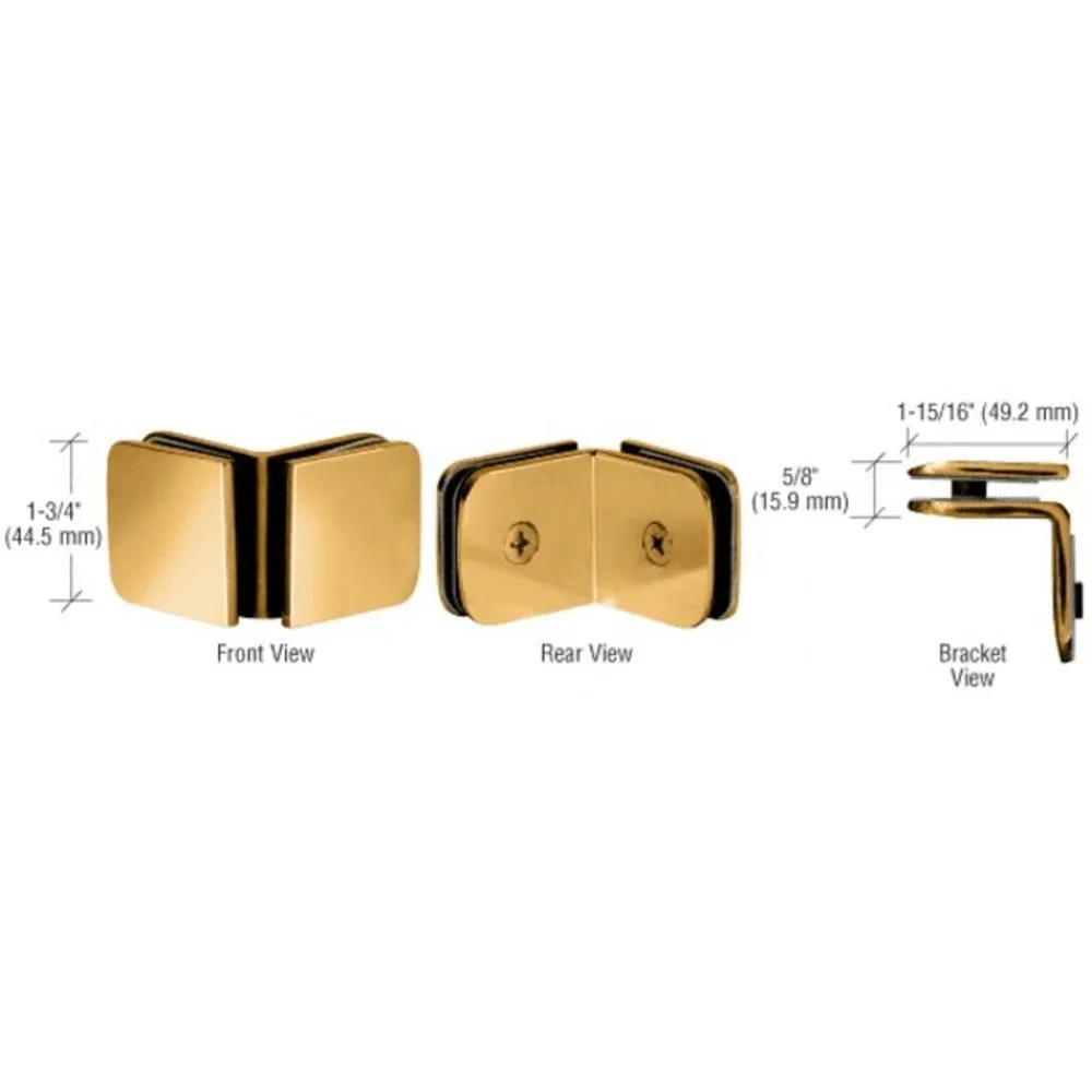 Roman Series 90 Degree Glass-to-Glass Clamp