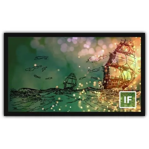 Severtson Screens Impressions Series Fixed Frame 92" (80.0" x 45.125") HDTV [16:9] IF1690923D