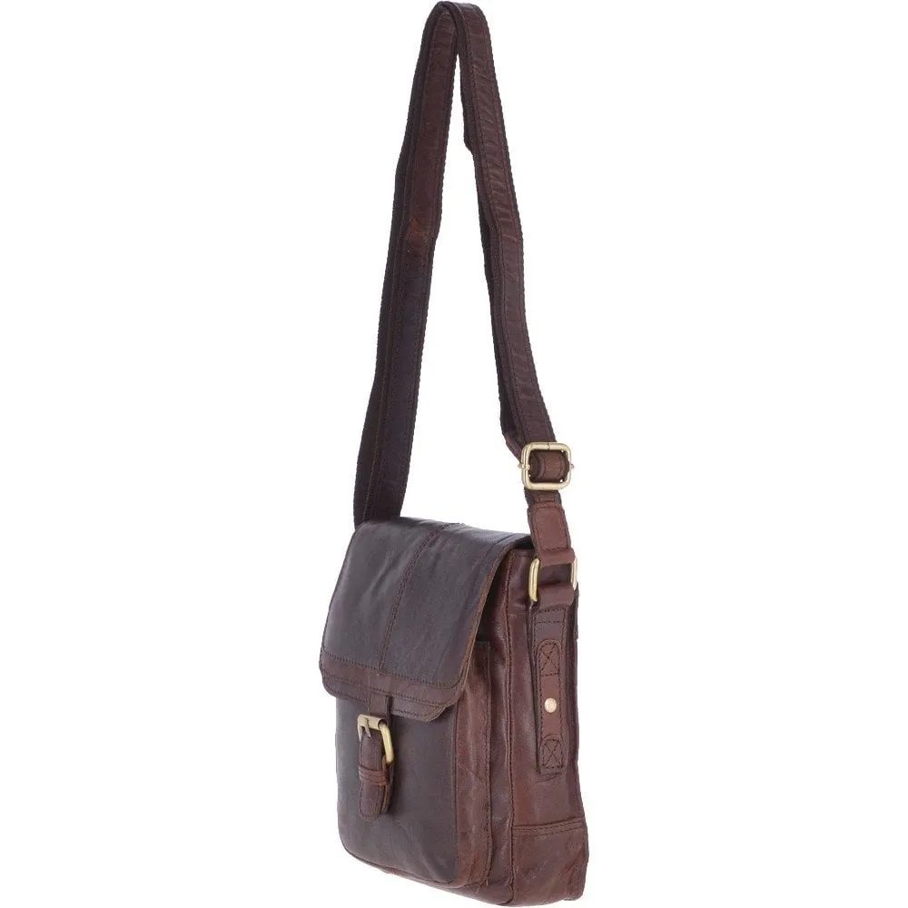 Soft Leather Compact Body Bag - Various Colours