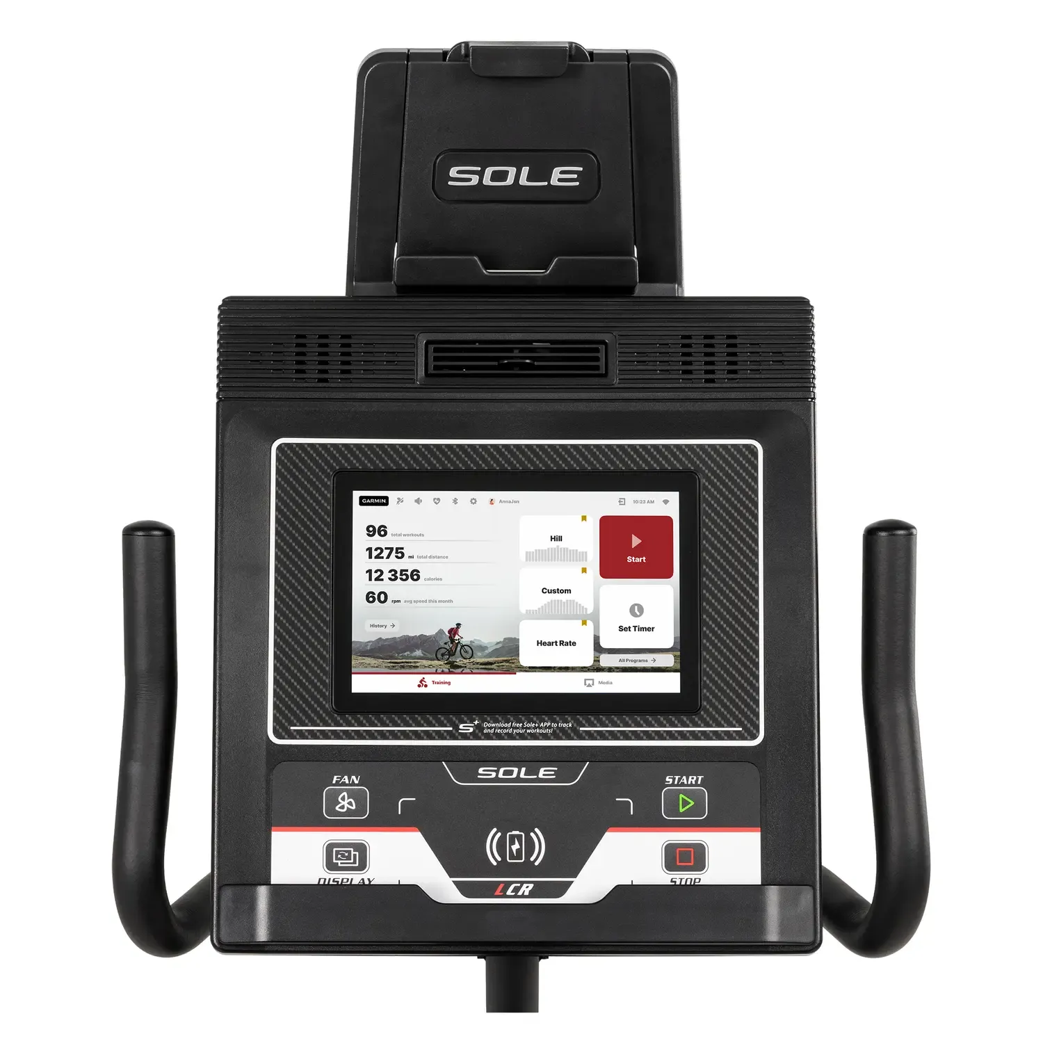 Sole LCR Recumbent Bike Touch Screen