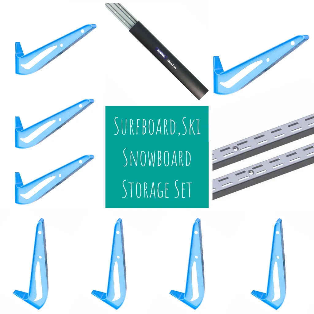 Surfboard, Ski, Snowboard Storage Set