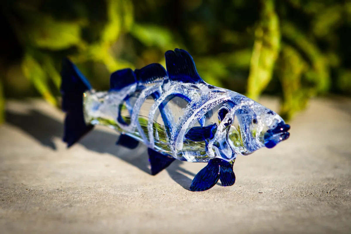 Trout Figurine with Cremation Ash