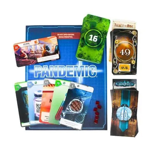 Unlock 10 Game Adventures Featuring Ticket to Ride - Mysterium - Pandemic