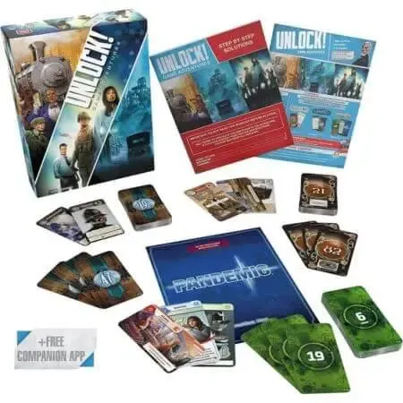 Unlock 10 Game Adventures Featuring Ticket to Ride - Mysterium - Pandemic