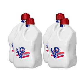 VP Racing Motorsports Container - Square - 5.5 Gallon - Patriotic Sq. (Case of 4)