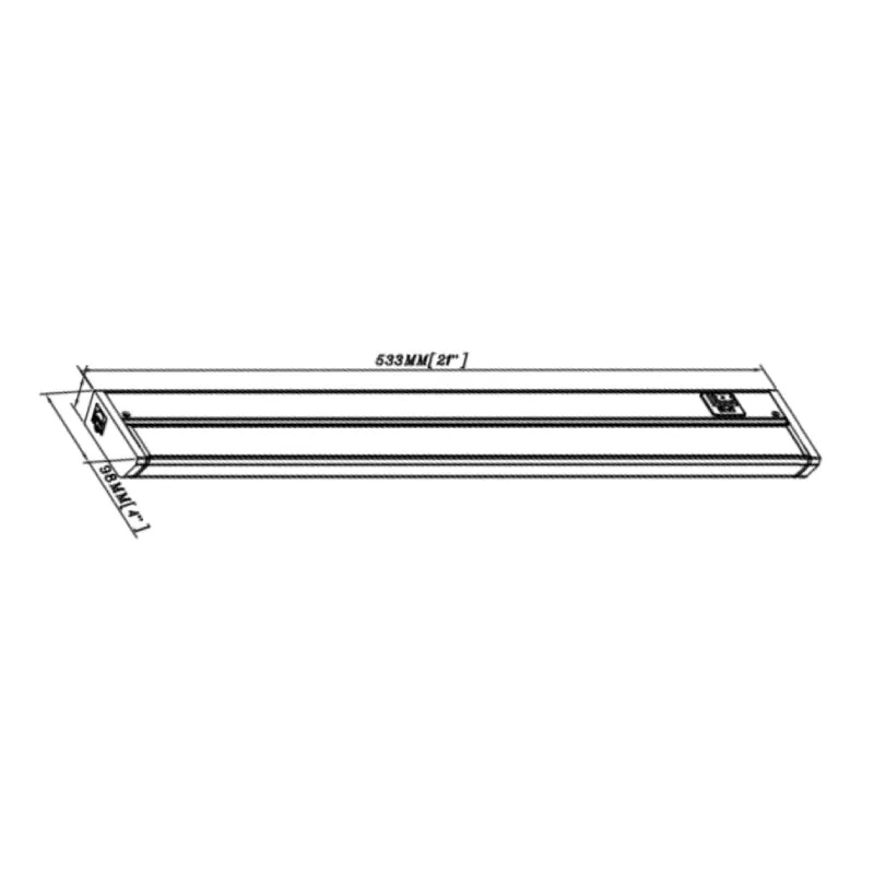 Westgate UCA 21" 8W LED UnderCabinet Lights, CCT