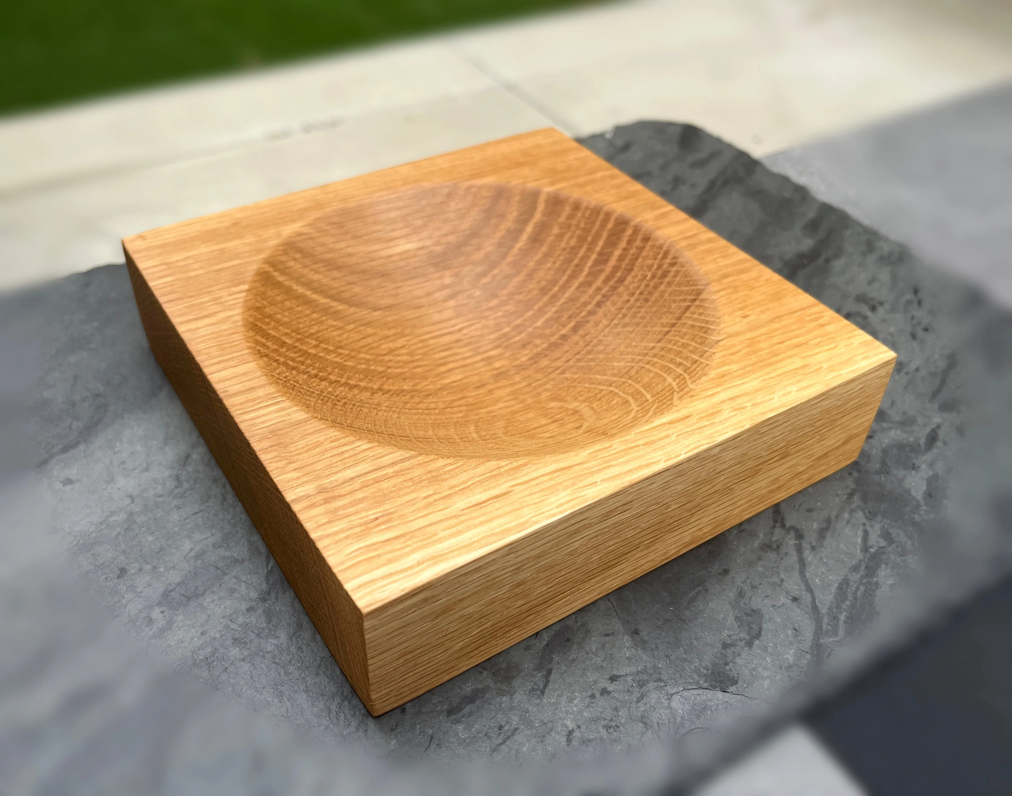 White Oak Catch-All Tray 6" x 6"